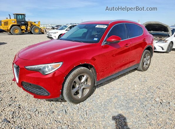 ZASFAKAN1J7B98357 2018 ALFA ROMEO STELVIO Red Tył lewy