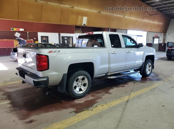1GCVKREC4GZ243999 2016 CHEVROLET SILVERADO Серебряный Задняя правая четверть