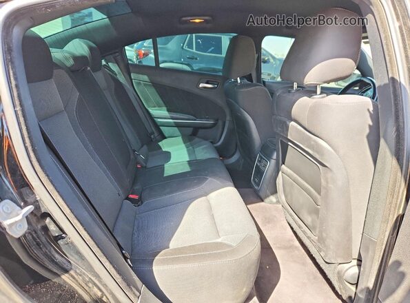 2C3CDXJG6HH526425 2017 DODGE CHARGER Черный Вид задней части салона