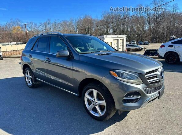 4JGDA5HB1HA844695 2017 MERCEDES-BENZ GLE Серый Вид спереди