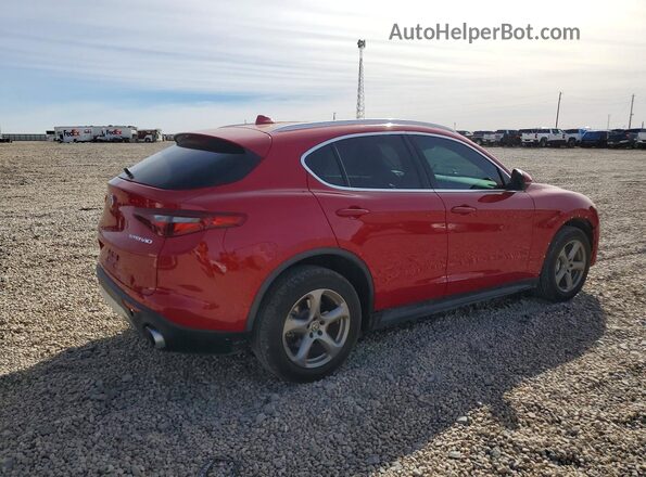 ZASFAKAN1J7B98357 2018 ALFA ROMEO STELVIO Red Przód prawy