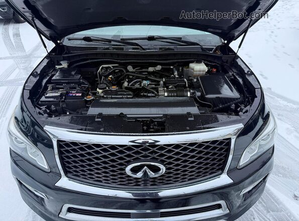 JN8AZ2NE9H9154342 2017 INFINITI QX80 Черный Вид наклейки с VIN-кодом