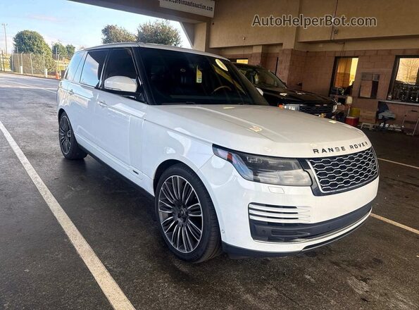 SALGS5RE9KA537606 2019 LAND ROVER RANGE ROVER White უკანა მარჯვენა