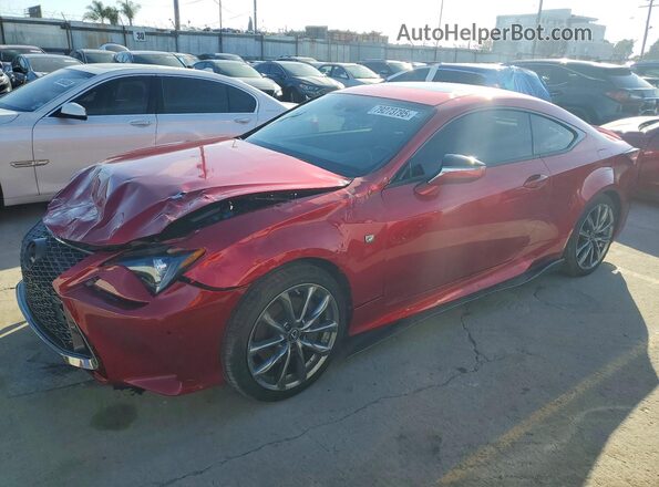 JTHSZ5DC4M5010618 2021 LEXUS RC Красный Задняя левая четверть