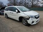 2018 Honda Odyssey Exl White vin: 5FNRL6H79JB104119