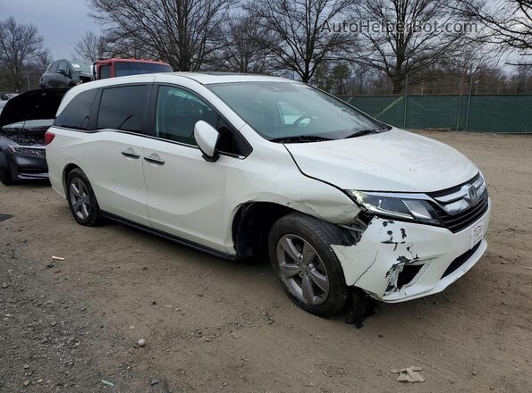 5FNRL6H79JB104119 2018 HONDA ODYSSEY White Delantero derecho