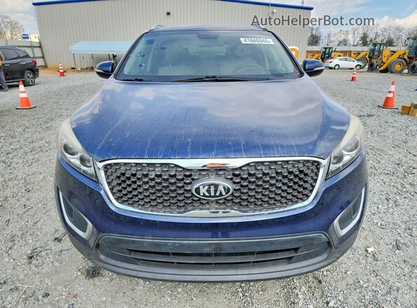 5XYPGDA53JG413697 2018 KIA SORENTO Синий Вид сзади