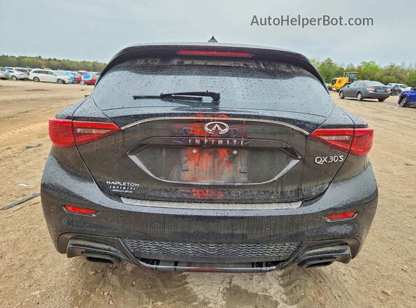 SJKCH5CP0HA022806 2017 INFINITI QX30 Black Widok wnętrza z przodu