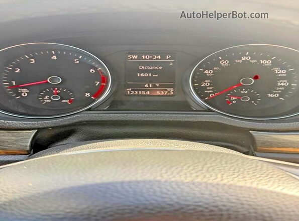 1VWBA7A33JC005519 2018 VOLKSWAGEN PASSAT Черный Вид щитка приборов