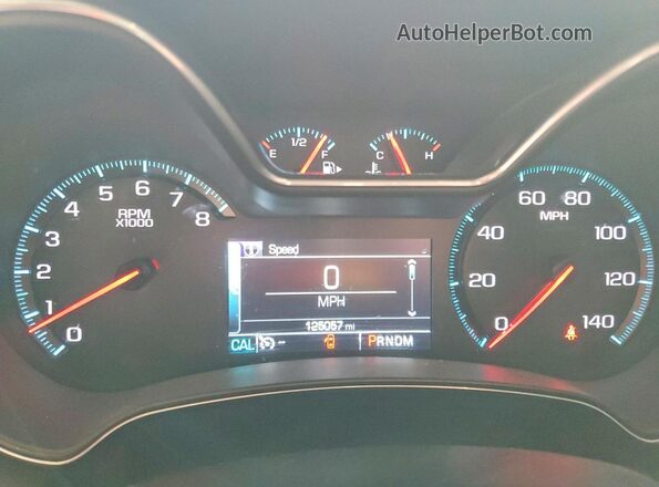 2G11Z5S3XK9135213 2019 CHEVROLET IMPALA Белый Вид щитка приборов