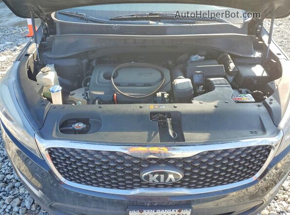 5XYPG4A35JG357308 2018 KIA SORENTO Black Вид наклейки з VIN-кодом