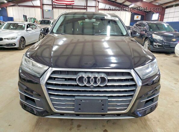 WA1VAAF72HD001632 2017 AUDI Q7 Black Widok z tyłu