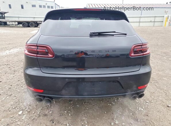 WP1AG2A56HLB55313 2017 PORSCHE MACAN Черный Вид салона спереди