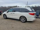 2018 Honda Odyssey Exl White vin: 5FNRL6H79JB104119