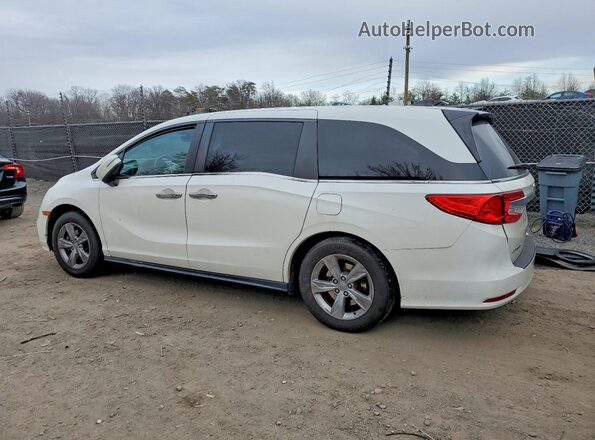 5FNRL6H79JB104119 2018 HONDA ODYSSEY White Trasero izquierdo