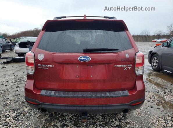 JF2SJGWC4HH467632 2017 SUBARU FORESTER2. Red Widok wnętrza z przodu