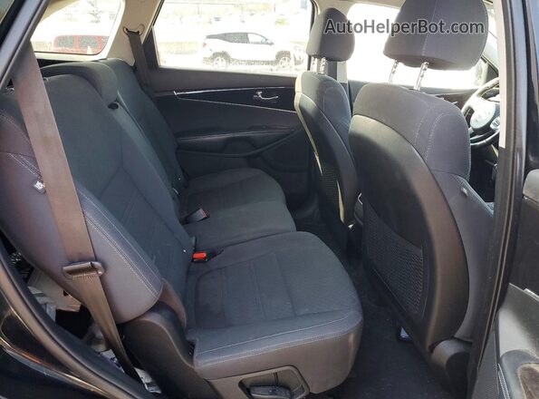 5XYPG4A35JG357308 2018 KIA SORENTO Black Вид підкапотного простору