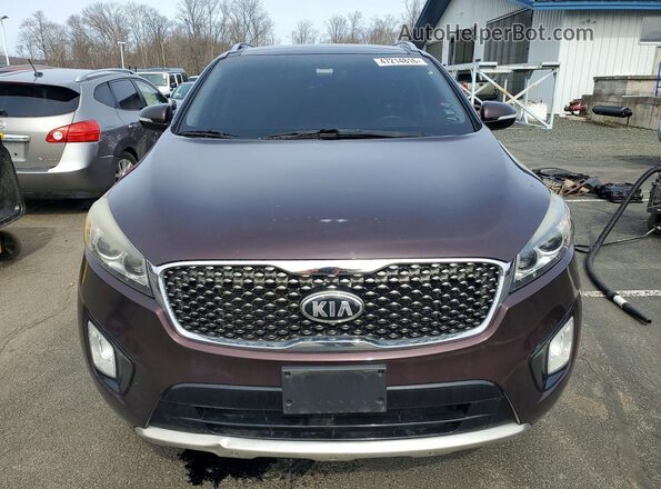 5XYPKDA54GG017303 2016 KIA SORENTO Фиолетовый Вид сзади