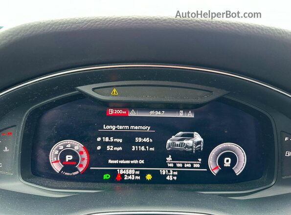 WA1AVAF1XKD009869 2019 AUDI Q8 Black Widok tylnych siedzeń
