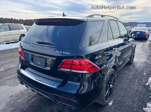 4JGDA7FB0JB055078 2018 MERCEDES-BENZ GLE Черный Передняя правая четверть
