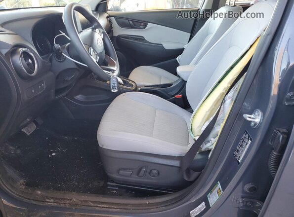 KM8K62AB0PU032075 2023 HYUNDAI KONA Серый Вид салона спереди