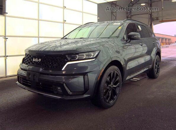 5XYRKDLF9NG112970 2022 KIA SORENTO Black Rear right