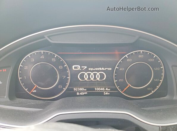 WA1LAAF78HD017793 2017 AUDI Q7 Gray Вид задніх сидінь