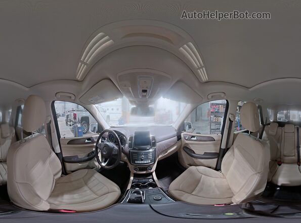 4JGDA5GBXKB210174 2019 MERCEDES-BENZ GLE Белый Панорамный вид салона 360°