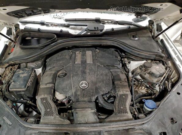 4JGDA5GBXKB210174 2019 MERCEDES-BENZ GLE Белый Вид подкапотного пространства