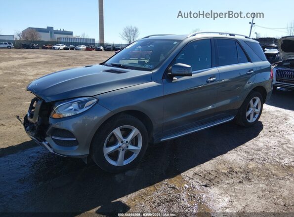 4JGDA5HB0HA888073 2017 MERCEDES-BENZ GLE 350 Gray Przód lewy