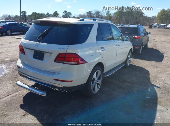 4JGDA5HB1HA852330 2017 MERCEDES-BENZ GLE 350 Белый Задняя правая четверть