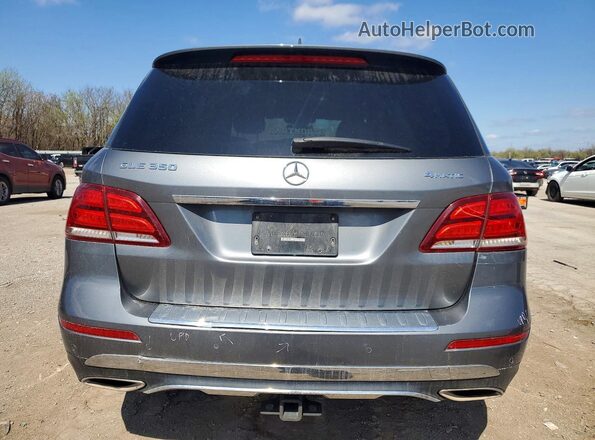 4JGDA5HB1HA892519 2017 MERCEDES-BENZ GLE Серебряный Вид сзади