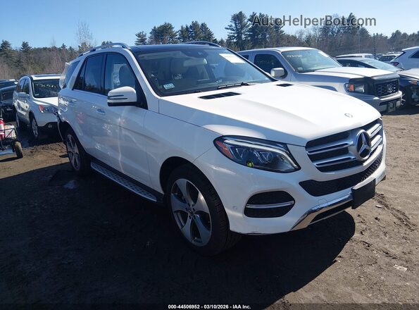 4JGDA5HB1HA986609 2017 MERCEDES-BENZ GLE 350 White წინა მარჯვენა