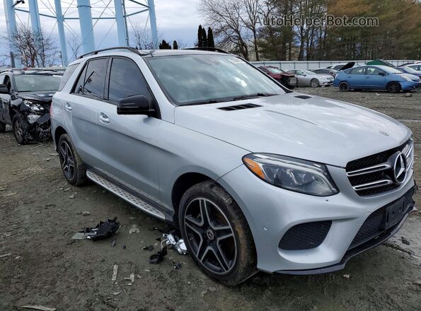 4JGDA5HB1JB161041 2018 MERCEDES-BENZ GLE Серый Передняя правая четверть