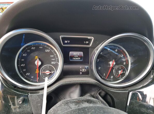 4JGDA5HB1JB161041 2018 MERCEDES-BENZ GLE Серый Вид щитка приборов