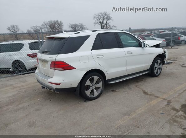 4JGDA5HB2HA814279 2017 MERCEDES-BENZ GLE 350 White Tył prawy