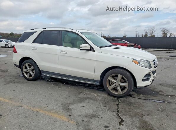 4JGDA5HB2HA872456 2017 MERCEDES-BENZ GLE Белый Передняя правая четверть