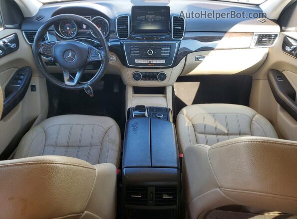 4JGDA5HB2HA922515 2017 MERCEDES-BENZ GLE Белый Вид панели приборов