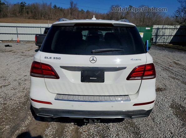 4JGDA5HB2HA922515 2017 MERCEDES-BENZ GLE Белый Вид сзади