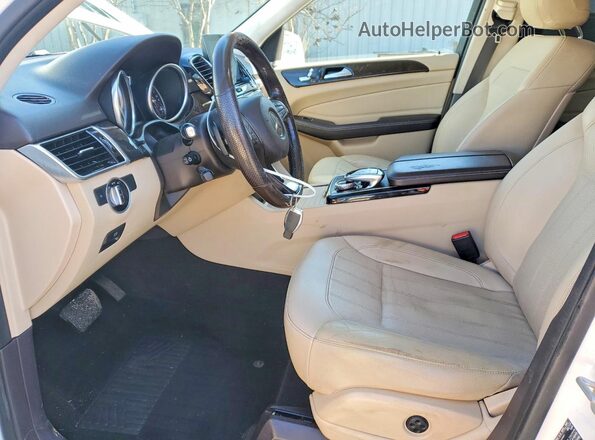 4JGDA5HB2HA922515 2017 MERCEDES-BENZ GLE Белый Вид салона спереди
