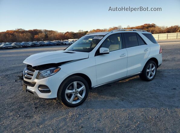 4JGDA5HB3JB081370 2018 MERCEDES-BENZ GLE White Przód lewy