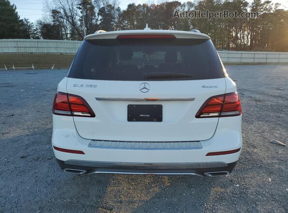 4JGDA5HB3JB081370 2018 MERCEDES-BENZ GLE White Widok z tyłu