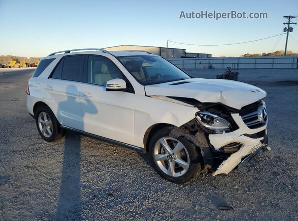 4JGDA5HB3JB081370 2018 MERCEDES-BENZ GLE White Przód prawy