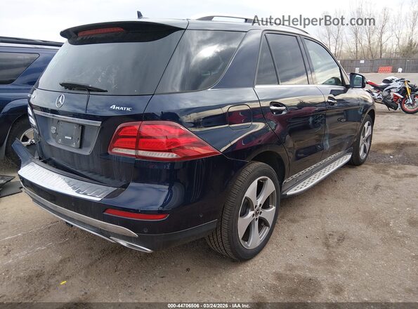 4JGDA5HB4HA939297 2017 MERCEDES-BENZ GLE 350 Синий Задняя правая четверть