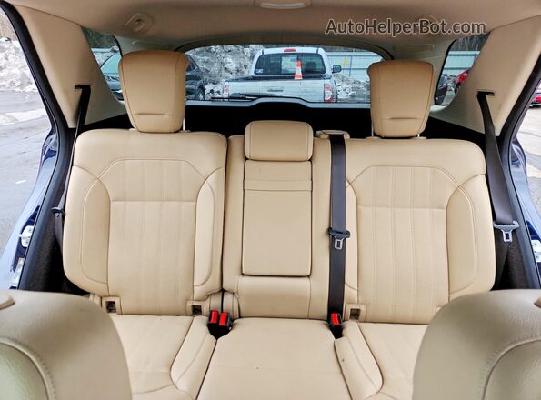 4JGDA5HB4HA971408 2017 MERCEDES-BENZ GLE Синий Вид задних сидений