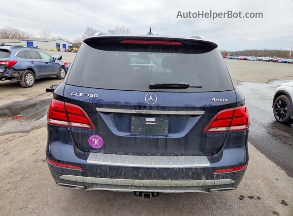 4JGDA5HB4HA971408 2017 MERCEDES-BENZ GLE Синий Вид сзади