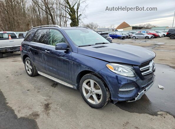 4JGDA5HB4HA971408 2017 MERCEDES-BENZ GLE Синий Передняя правая четверть