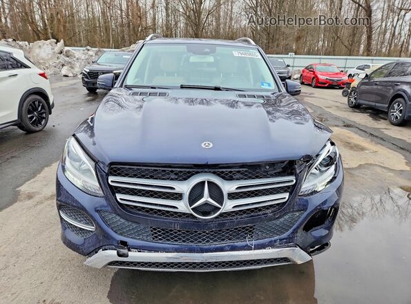 4JGDA5HB4HA971408 2017 MERCEDES-BENZ GLE Синий Вид спереди