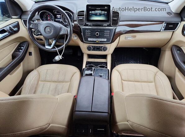 4JGDA5HB4HA971408 2017 MERCEDES-BENZ GLE Синий Вид панели приборов