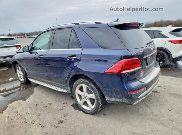 4JGDA5HB4HA971408 2017 MERCEDES-BENZ GLE Синий Задняя левая четверть